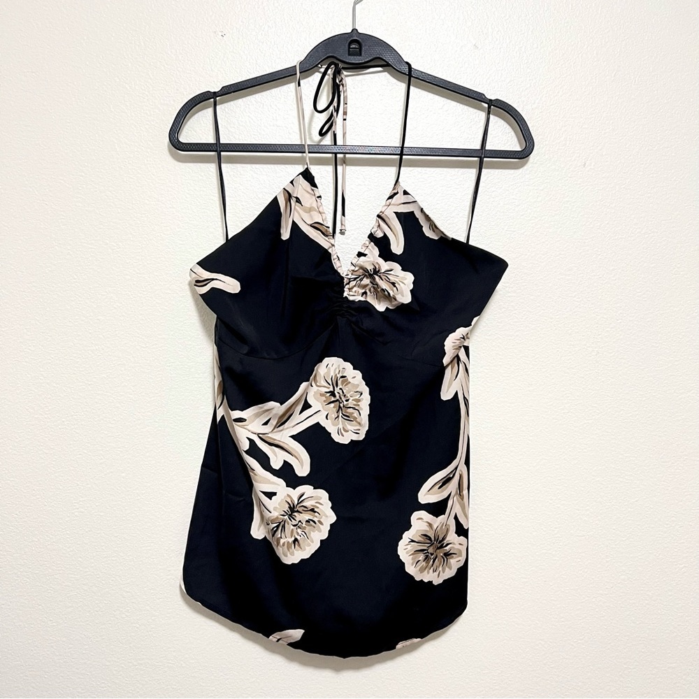 NWT Banana Republic floral printed halter top